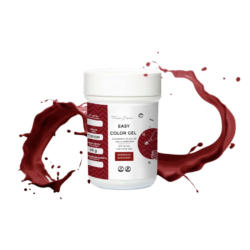 Colorante alimentare Easy color gel bordeaux 35 g