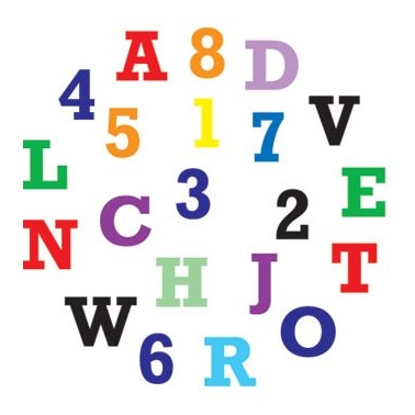 FMM Alphabet & Numbers tappits Upper Case  - FMM sugarcraft in vendita su Sugarmania.it