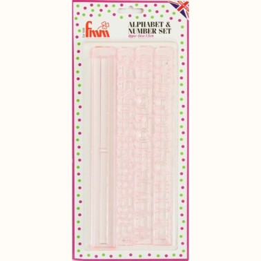 FMM Alphabet & Numbers tappits Upper Case  - FMM sugarcraft in vendita su Sugarmania.it