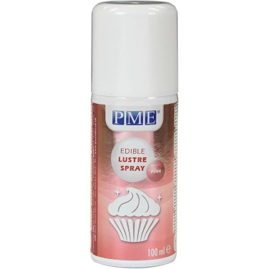 Spray alimentare rosa metallizzato PME 100 ml - PME in vendita su Sugarmania.it