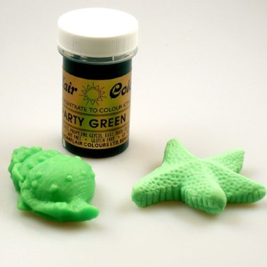 Sugarflair Paste Colour PARTY GREEN, 25gr. - Sugarflair in vendita su Sugarmania.it