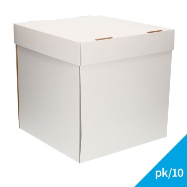 Set 10 pezzi scatola per torta rigida 30 x 30 x 30 cm  - Funcakes in vendita su Sugarmania.it