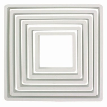 PME Plastic Cutter Square Set/6 - PME in vendita su Sugarmania.it